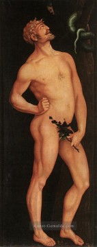  Maler Malerei - Adam Renaissance Nacktheit Maler Hans Baldung